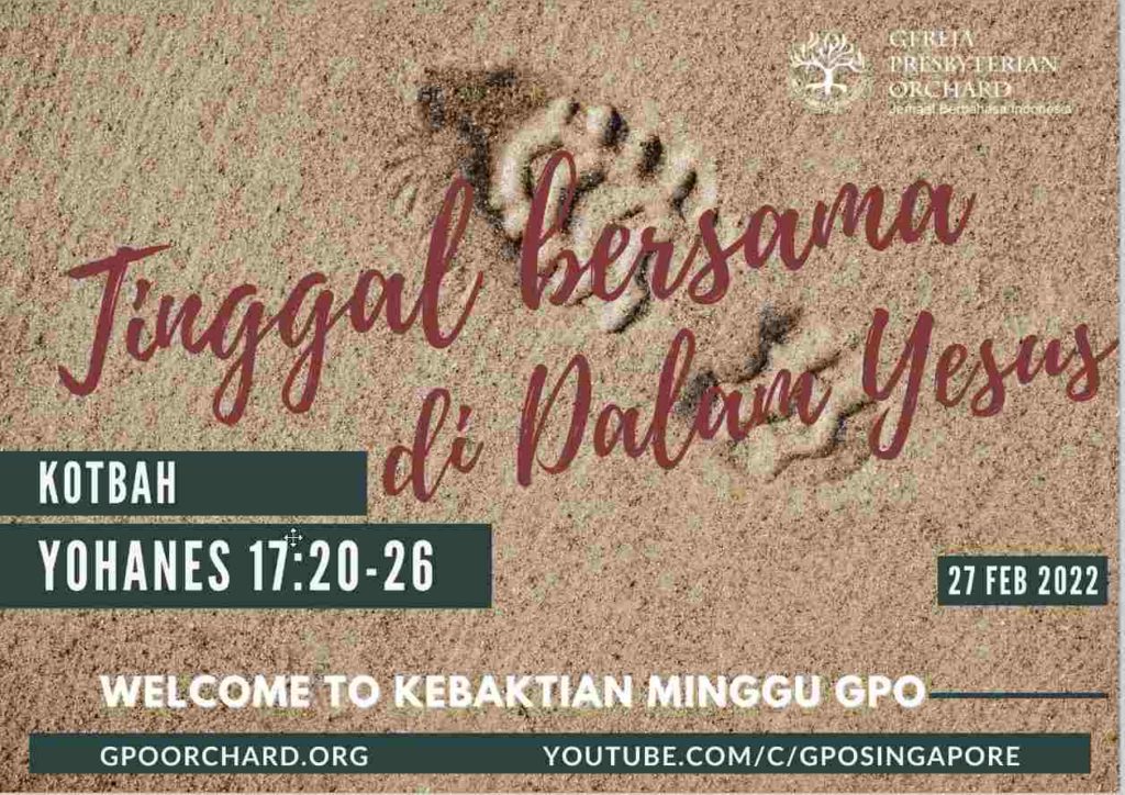 TINGGAL BERSAMA DI DALAM YESUS